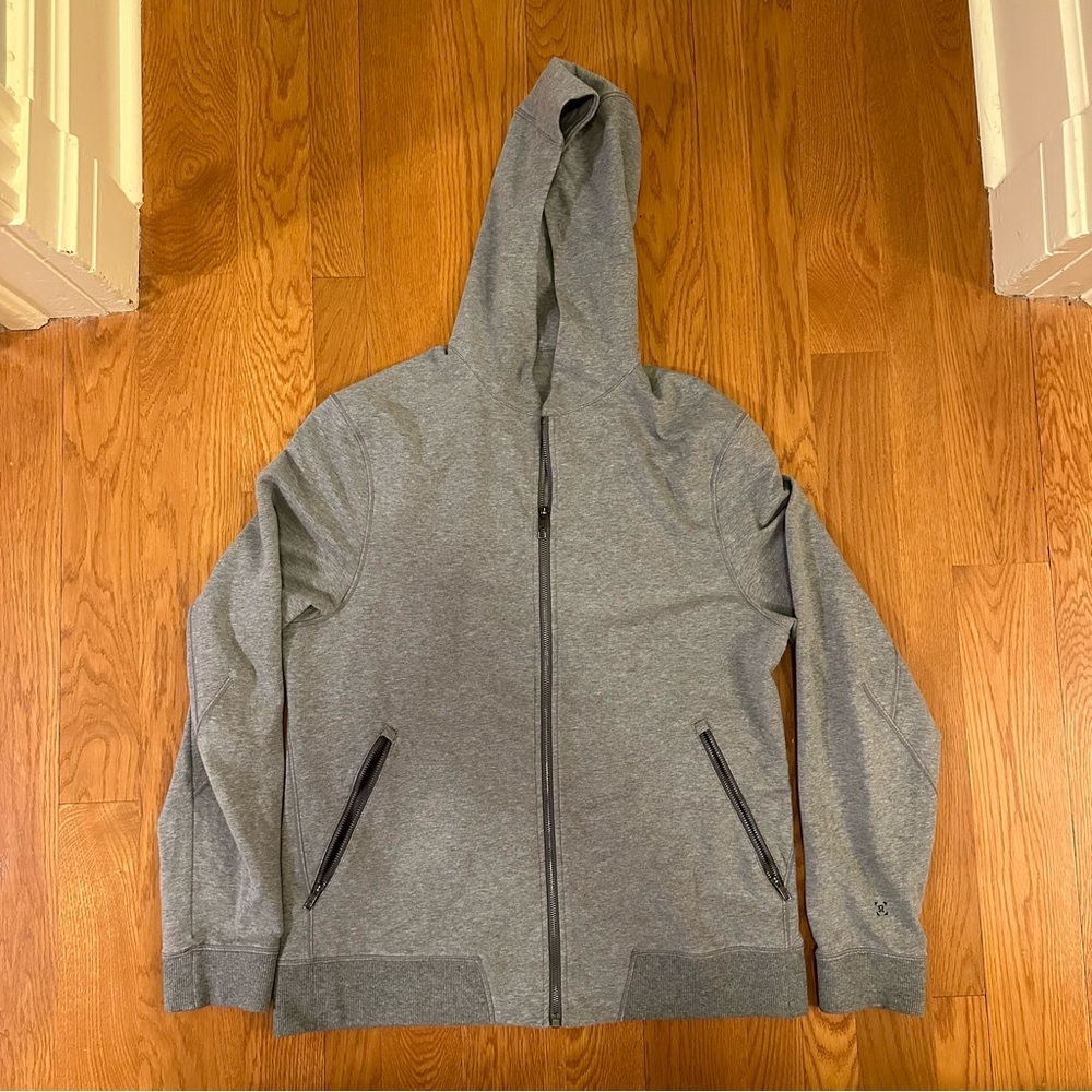 Lululemon Grey Zip Up Sweater